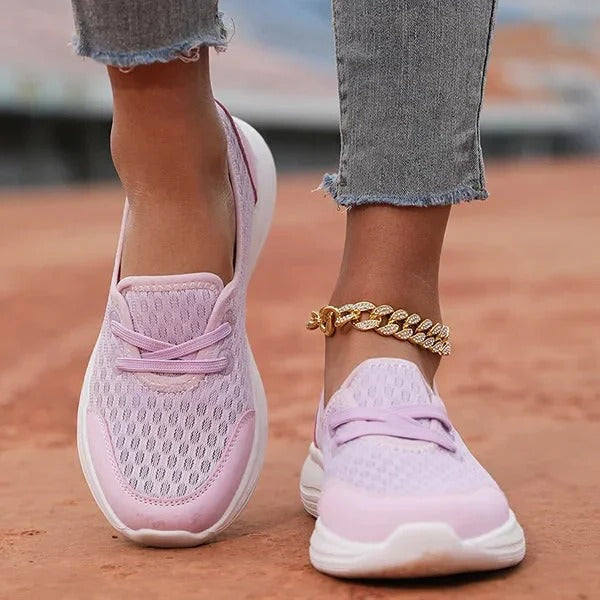 Premium women's orthopedic shoes with arch support for walking, ensuring ultimate comfort & pain relief.