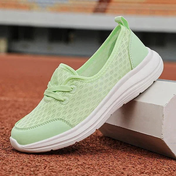 Orthopedic women's casual footwear, designed for maximum foot pain relief, arch support, and comfortable walks.