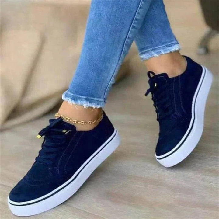 Comfort-focused women's orthopedic footwear, stylish and supportive sneakers for comfortable walking.