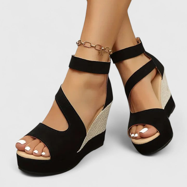 Elegant orthopedic wedge sandals for women. Ultimate foot comfort with arch & heel support, perfect for all-day wear.