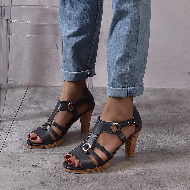 Essential summer footwear: Women's orthopedic wedge sandals with excellent arch support.