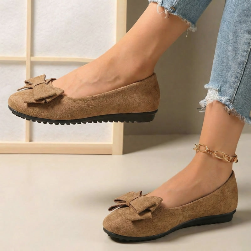 Essential women's orthopedic wide fit ballet flats for all-day comfortable foot care.
