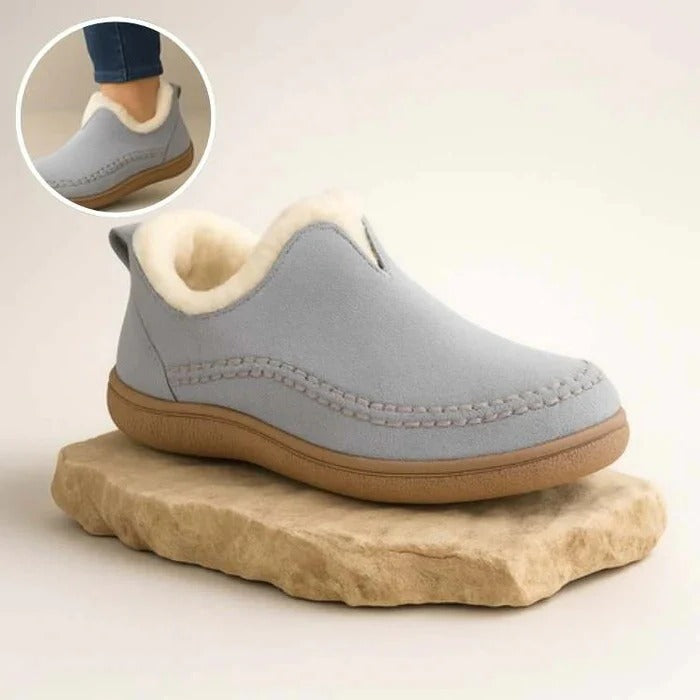Orthopedic women's winter walking shoes with superior cushioned support and anti-slip design.