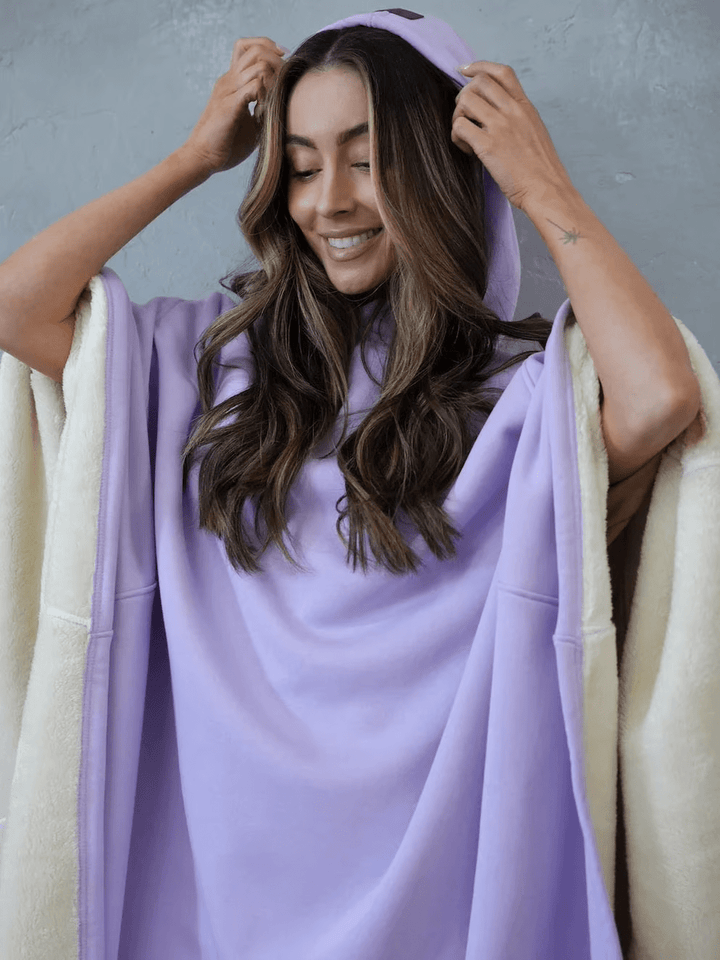 Warm women's hoodie, a winter essential for calming comfort.