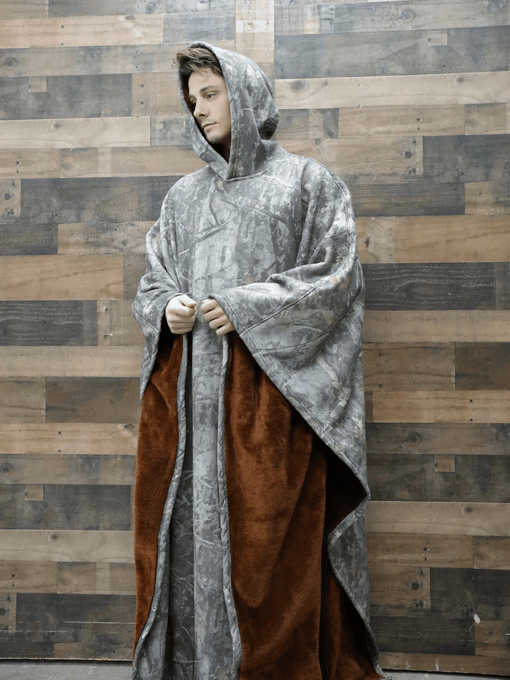 Calming comfort, oversized women's hoodie, a cozy winter essential.