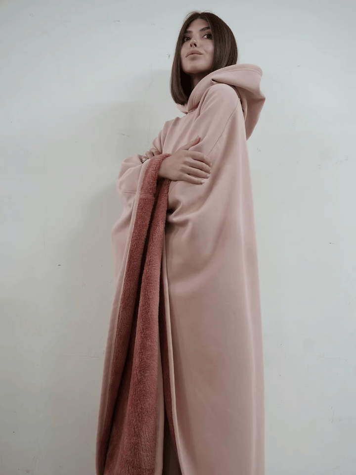 Gift for her: oversized women's calming comfort hoodie.