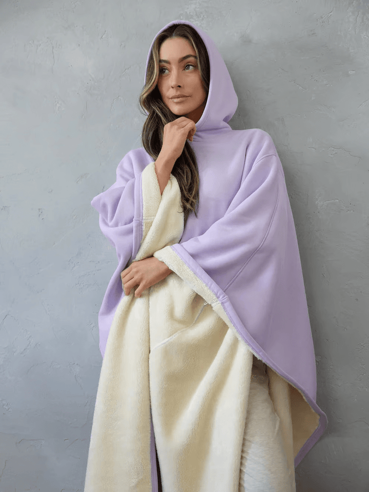 Women's anti-stress hoodie, cozy fashion and winter warmth.