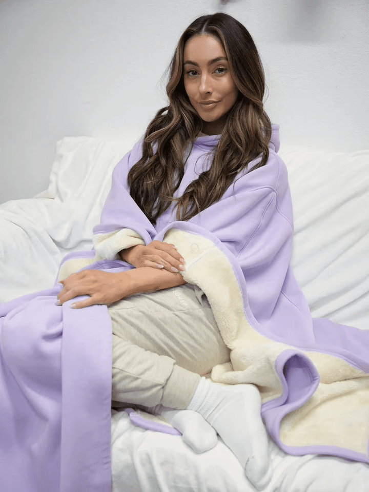 Women's relaxation wear hoodie, super soft and cozy fashion.