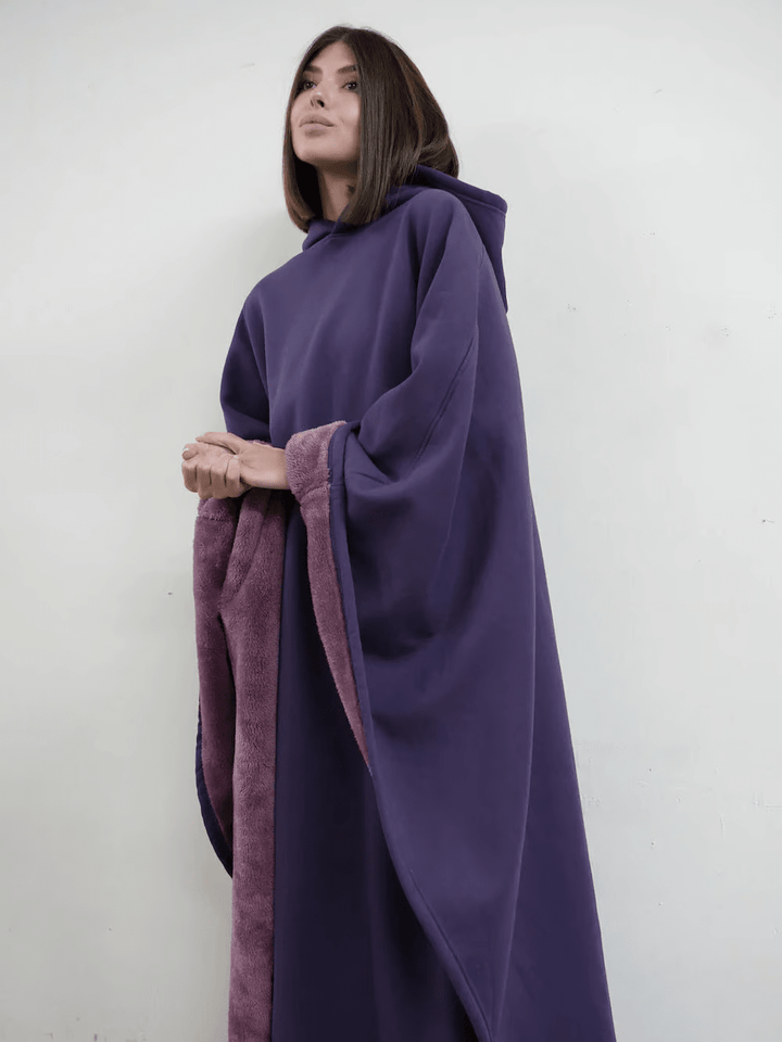 Gift for her: oversized calming comfort hoodie, a winter essential.