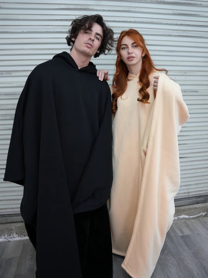 Women's oversized calming hoodie, perfect for ultimate comfort, layering & cozy style.