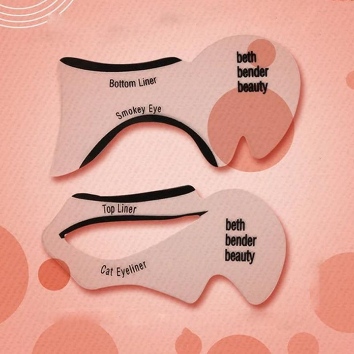 Close-up of the flexible eyeliner stencil set, a must-have beauty tool for eyemakeup