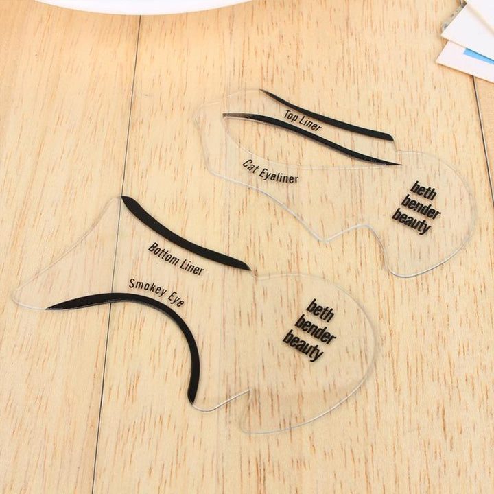 High-quality cosmetic eyeliner stencil for professional-looking, reusable makeup application