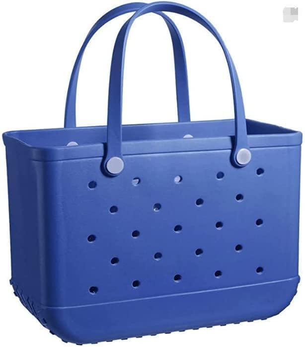 Trendy women's EVA tote in a bright color, washable, waterproof, and versatile.