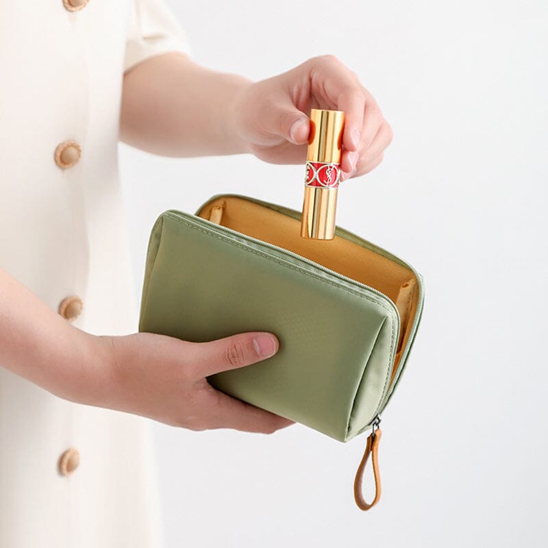 Women's functional travel storage bag for makeup and toiletries