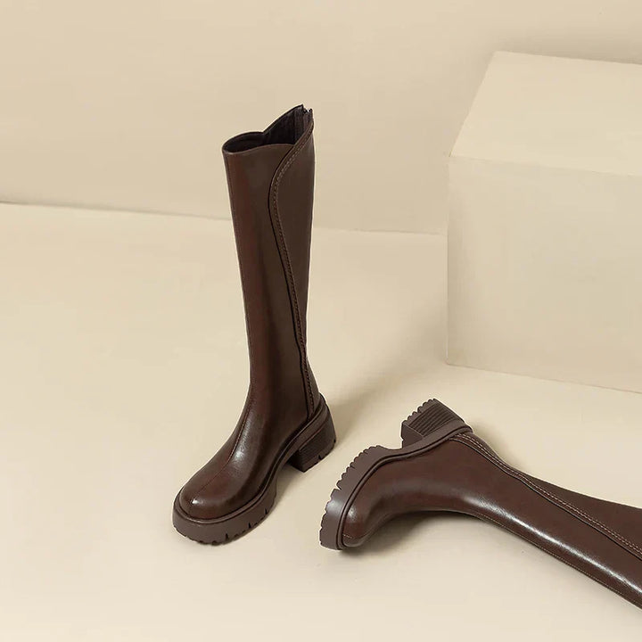 Women's premium quality brown leather footwear, orthopedic and designed for ultimate comfort and style.