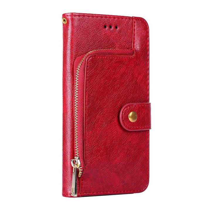 Women's phone case with wallet and card holder, designed for convenience and smartphone protection