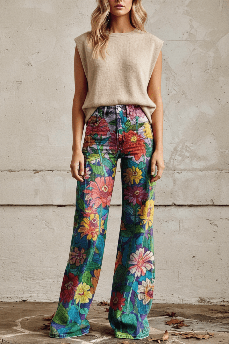 Summer-ready women's baggy jeans, loose fit for ultimate comfort and airflow.