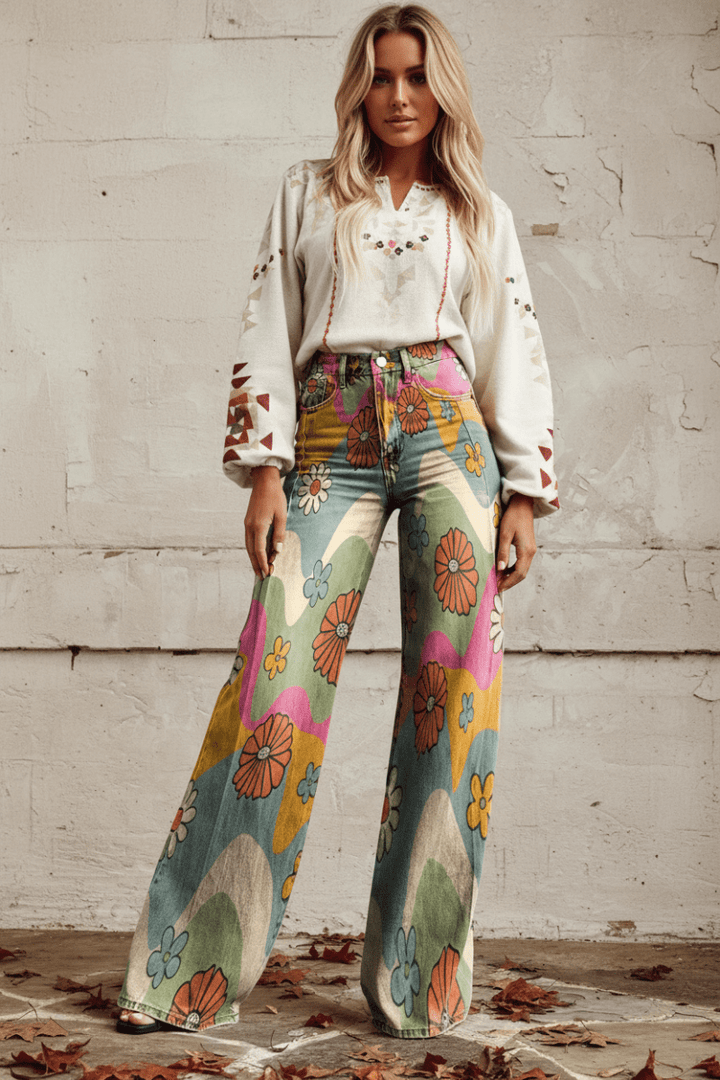 Lightweight baggy jeans for women, ultimate breathability & loose fit summer style.
