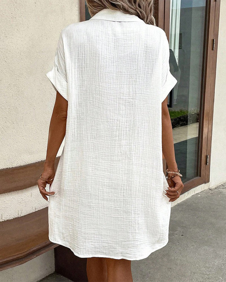 Stylish women's summer midi dress, designed for a relaxed fit, offering elegant comfort for any warm weather occasion.