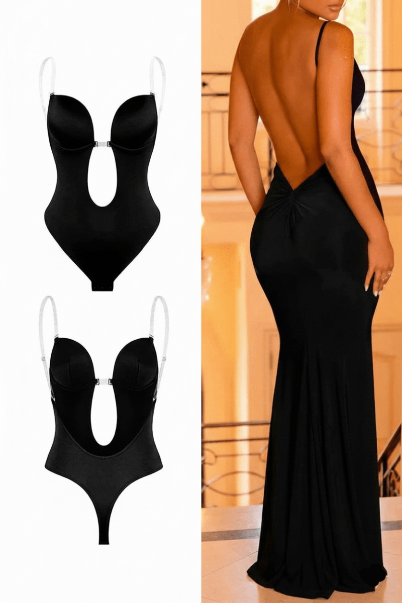 Comfortable women's seamless backless body shaper, everyday smoothing undergarment & waist trainer.