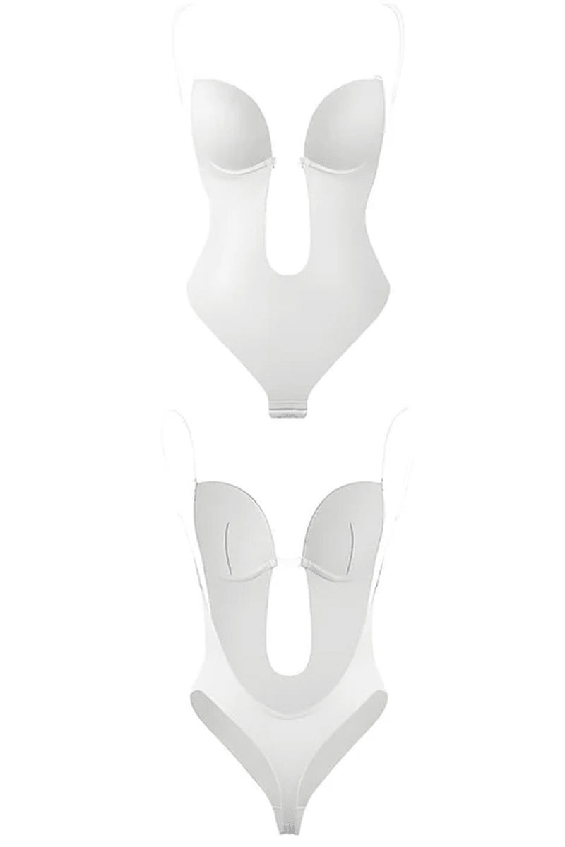 Women's backless tummy control shapewear, seamless design for smooth curves under any outfit.