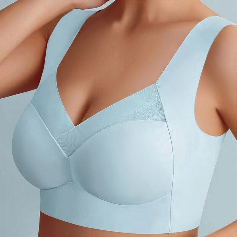 Women's seamless wireless shaper bra, designed for optimal comfort and gentle support without wires.