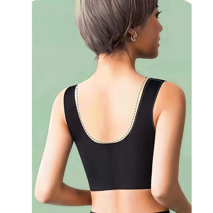 Seamless wireless comfort bra for women, providing smooth shaping and soft, flexible support.