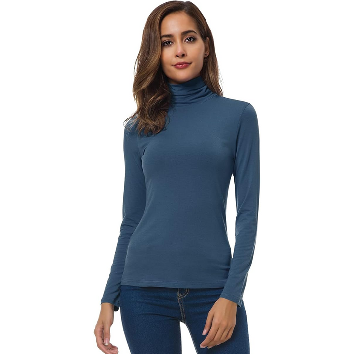 Elegant Petra women's slim fit top, perfect for sophisticated casual wear.