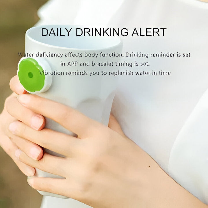 Durable IP67 women's fitness tracker for activity, heart rate, sleep & overall health monitoring.
