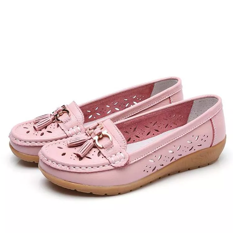 Fashionable & comfortable women's moccasin sandals, great for summer everyday wear.