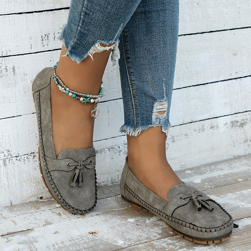 Modern classic women's loafers; soft, flexible sole & cushioned for ultimate ease.
