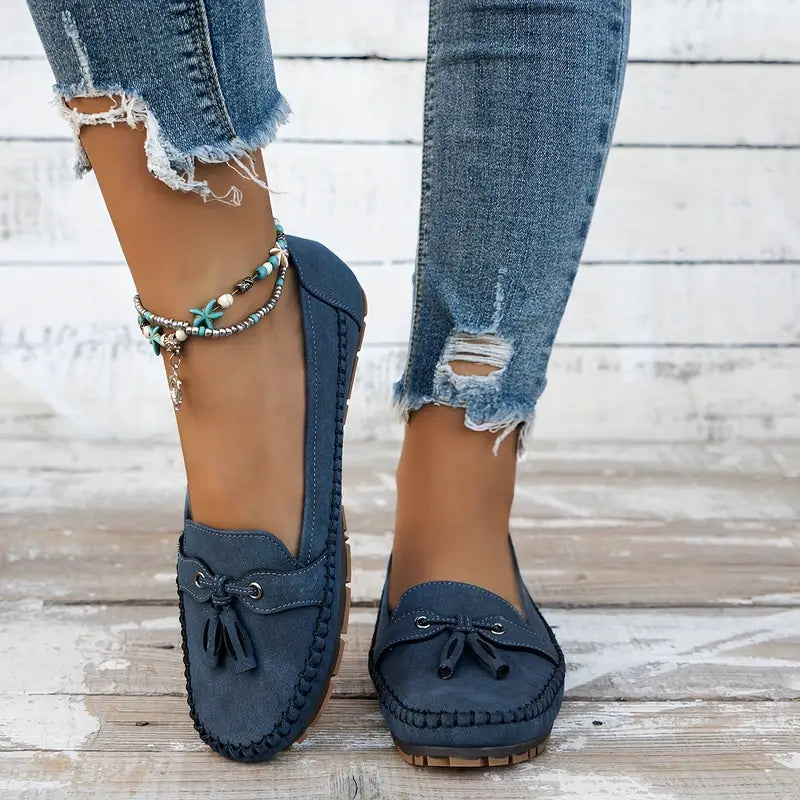 Stylish casual women's loafers, easy slip-on design with a soft, flexible feel.