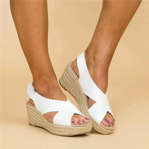 Dressy & casual women's wedge espadrille sandals, offering stylish comfort for summer footwear.