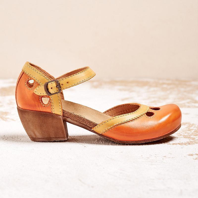 Casual chic women's open toe block heel sandals. Ideal comfortable summer footwear for everyday or vacation.