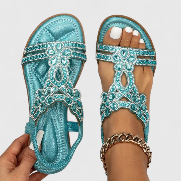 Comfortable slip-on orthopedic sandals for women, offering excellent support.