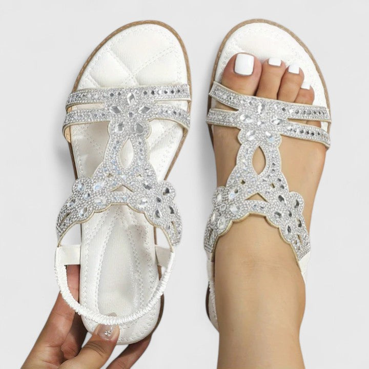 Durable women's orthopedic slip-on sandals, engineered for support & all-day comfort.
