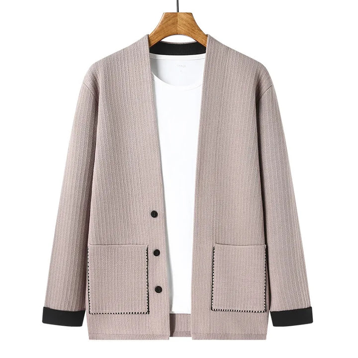 Fashionable women's textured cardigan, perfect for casual outfits and layering