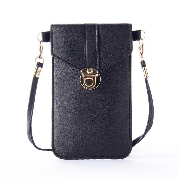 Modern women's PU leather touchscreen crossbody bag, perfect for any occasion