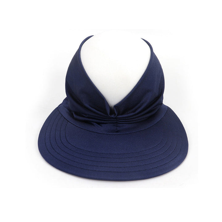 Chic women's UV protection hat, an essential summer accessory for beach and pool days