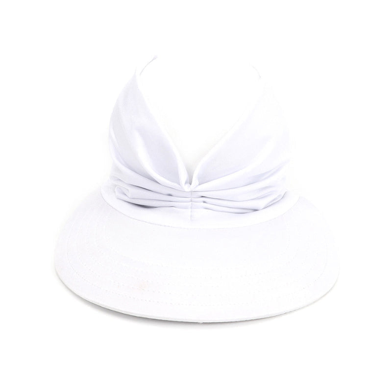 Sun-safe women's hat in nylon, delivering reliable UV protection for summer beach days