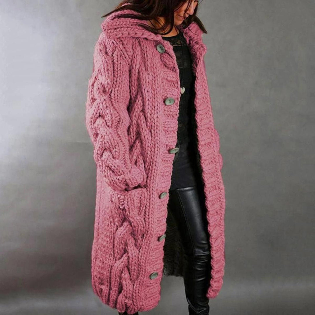 Modern women's everyday long sleeve coat, a versatile casual outerwear staple for chic fall and winter outfits.