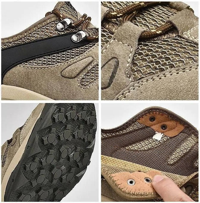 Breathable, waterproof women's hiking shoes, designed for comfort and durable outdoor traction.