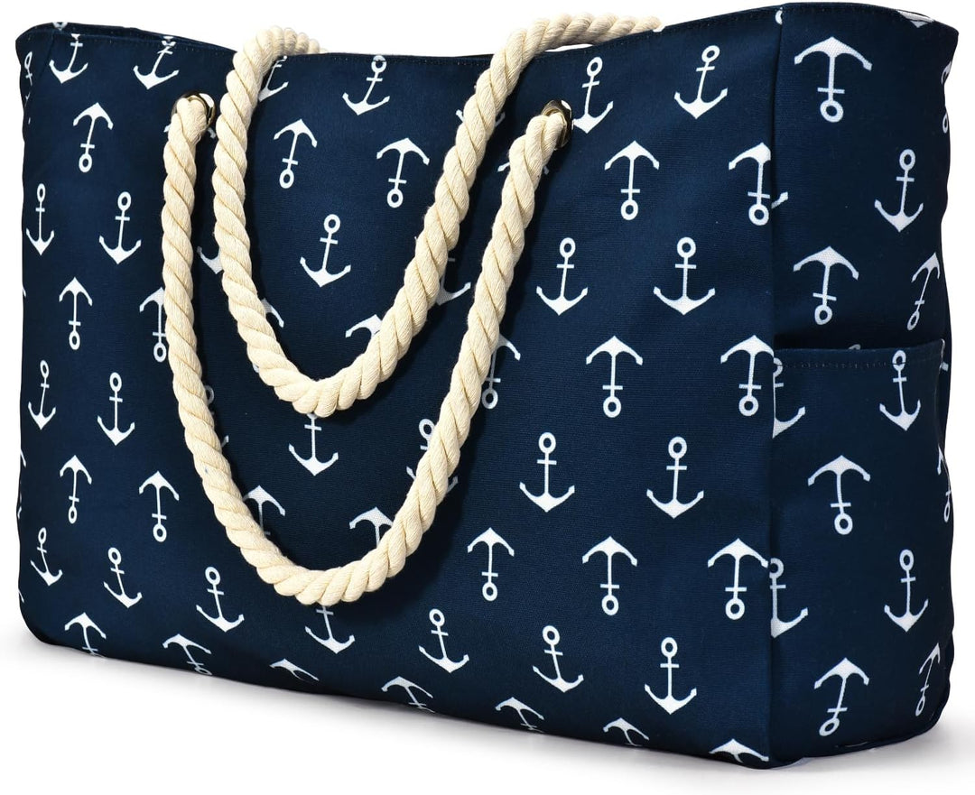 Women's waterproof large tote bag, Oxford fabric, perfect for work & travel.