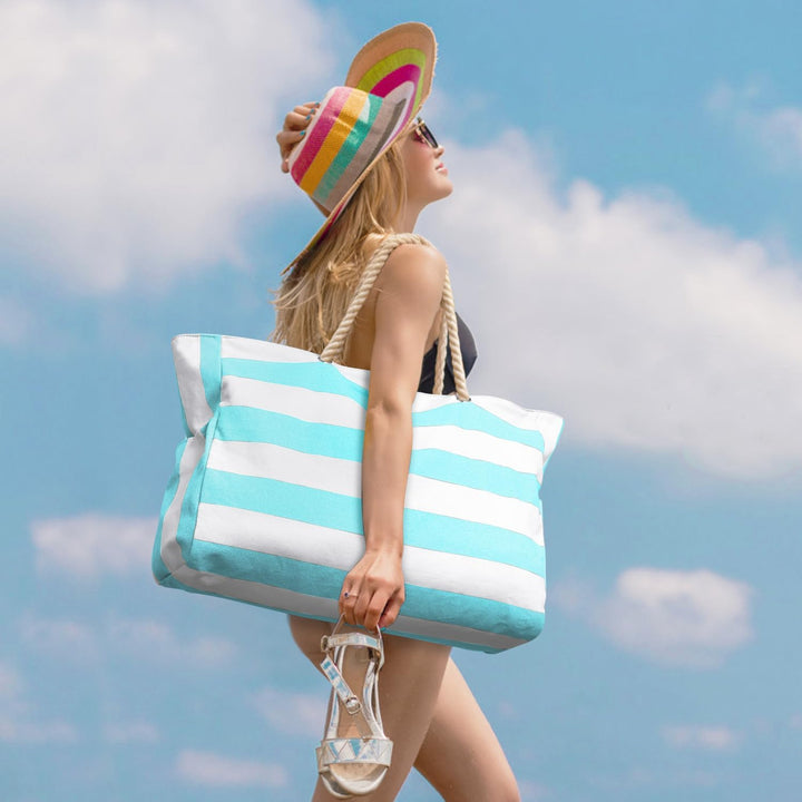 Functional large waterproof tote bag, Oxford fabric, perfect as a women's travel carry-all.