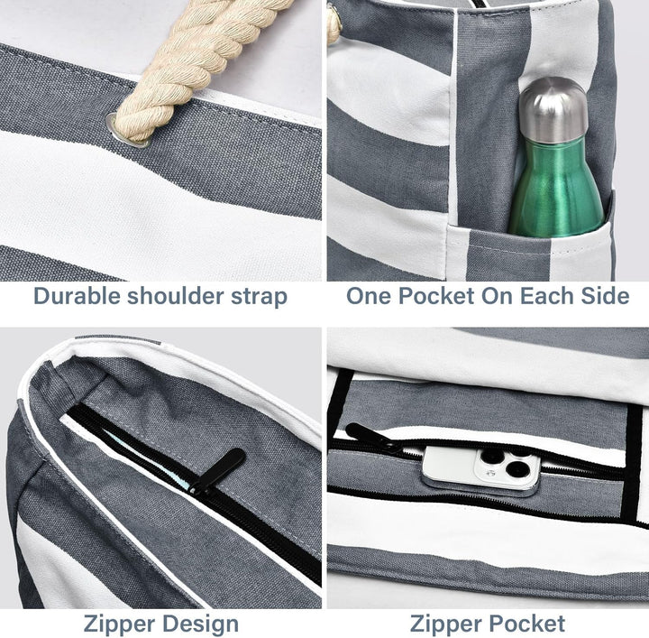 Spacious multi-pocket women's travel tote, waterproof, perfect for weekend getaways.