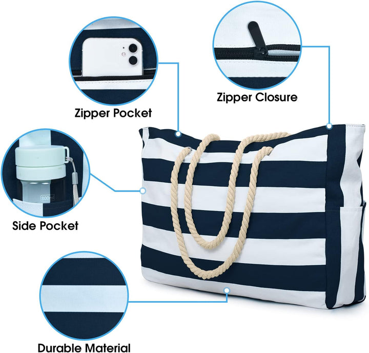 Multi-pocket women's waterproof work bag, large & sturdy for daily professional use.