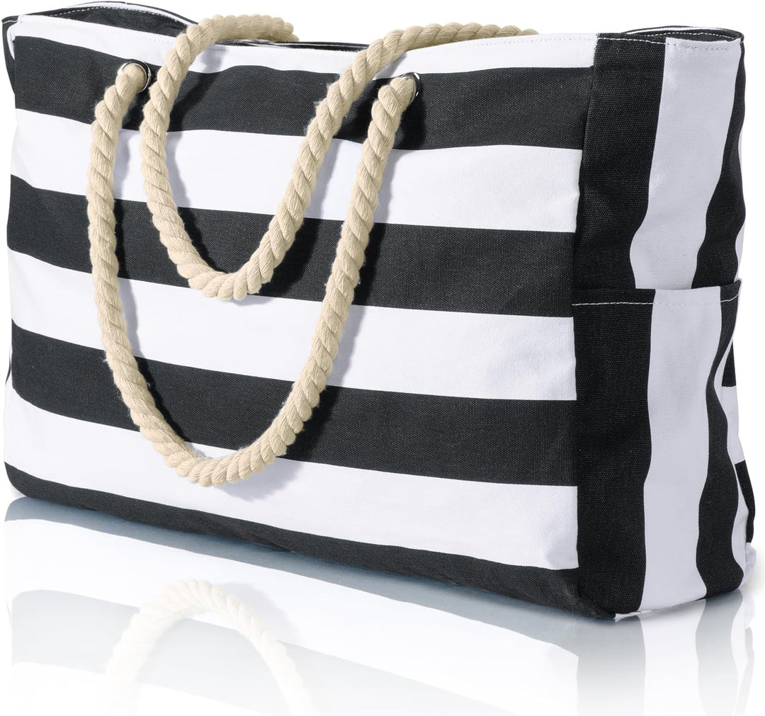 Women's large waterproof gym bag, zippered compartments for all your gear.
