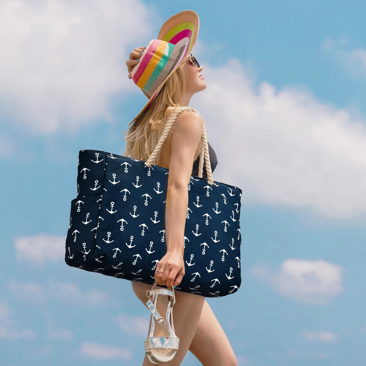 Multi-pocket waterproof work tote for women, large, organized & professional.