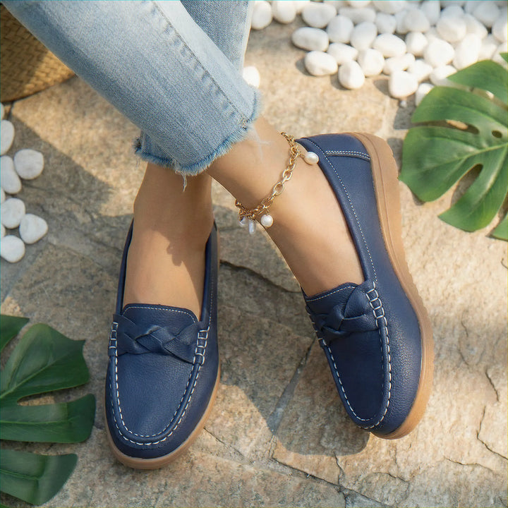 Daily Wear Women's Orthopedic Loafers: Wide fit, slip-on ease, and excellent arch support.