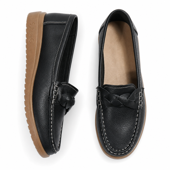 Orthopedic Loafers for Women: Wide fit, slip-on style, providing excellent arch support & comfort.